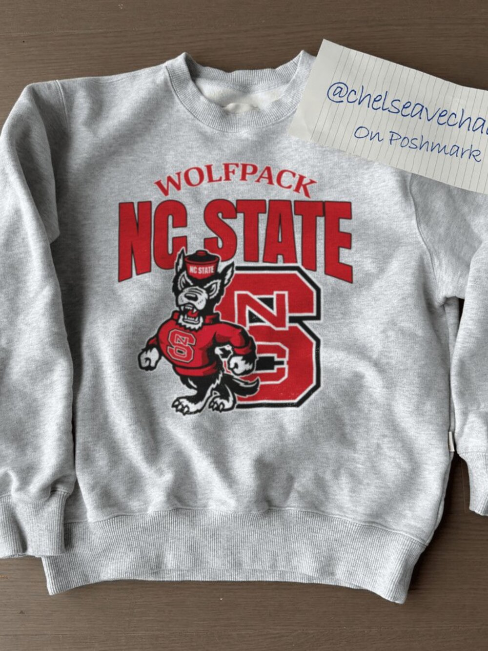Vintage NC State Wolfpack Football Sweatshirt, North Carolina State University